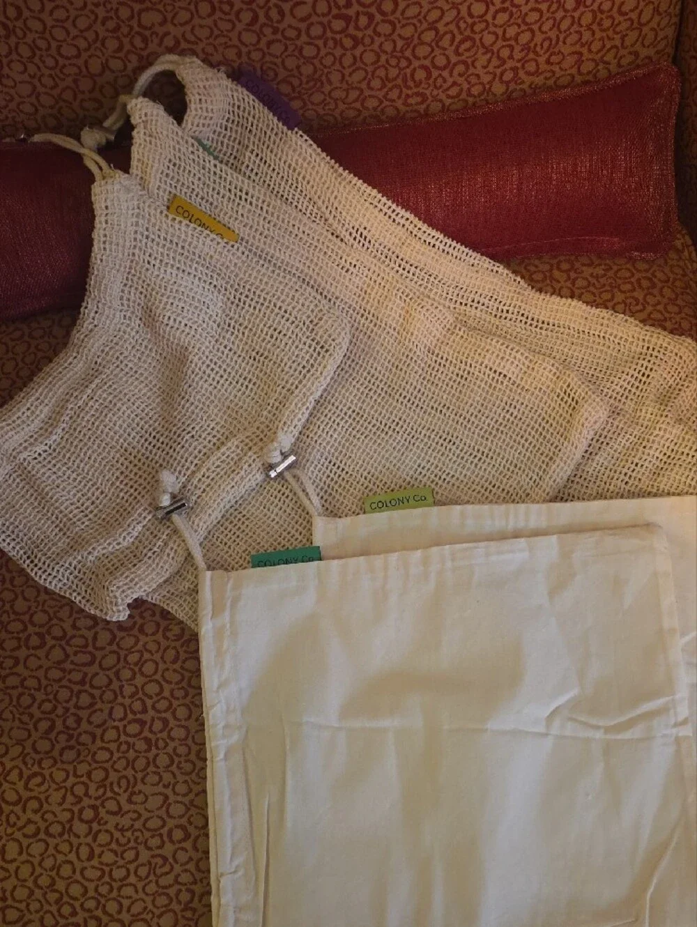 NWOT Colony Co. Reusable Produce & Storage Bag Set - 5 Bags